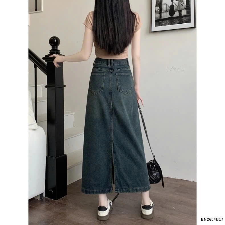 CHÂN VÁY JEAN DÁNG DAI