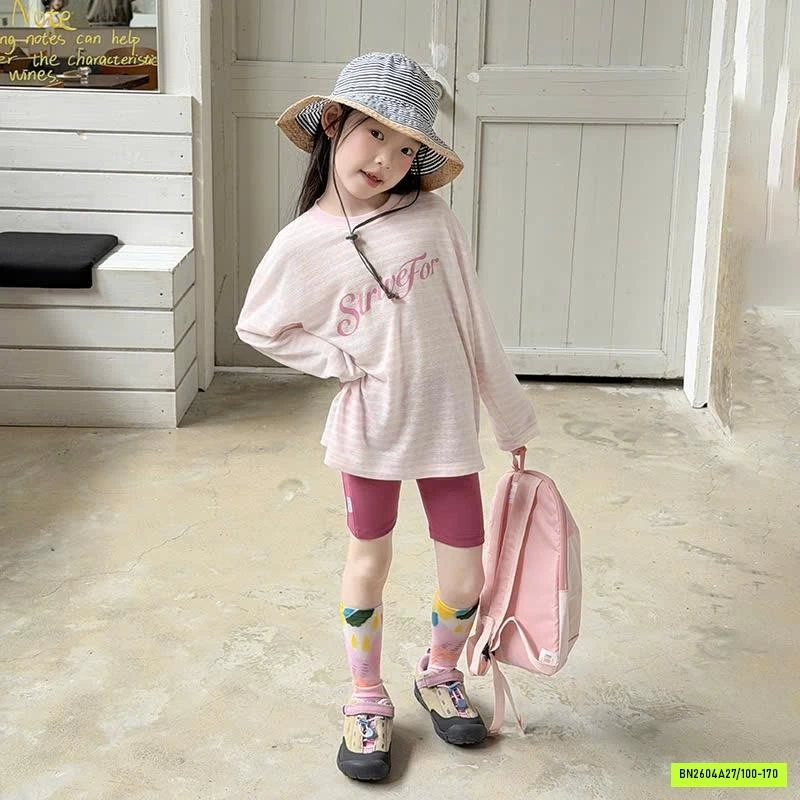 ÁO THUN GIẤY KẺ 26B068 AMBB