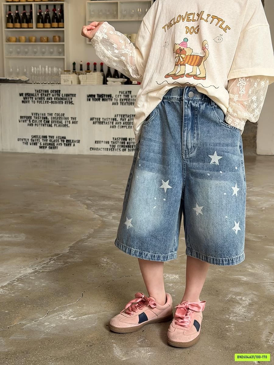 JEANS LỠ NGÔI SAO 26B129 AMBB