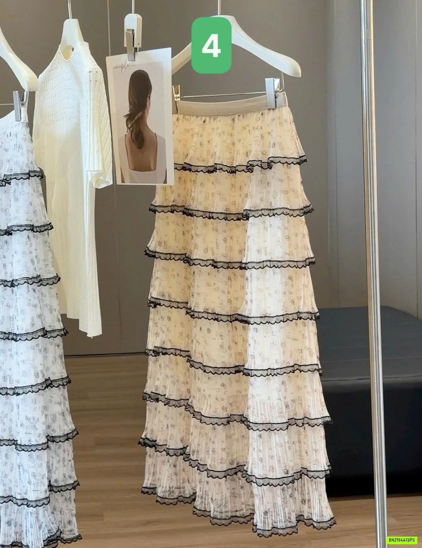 CHÂN VÁY DÀI TẦNG XINH ANNA