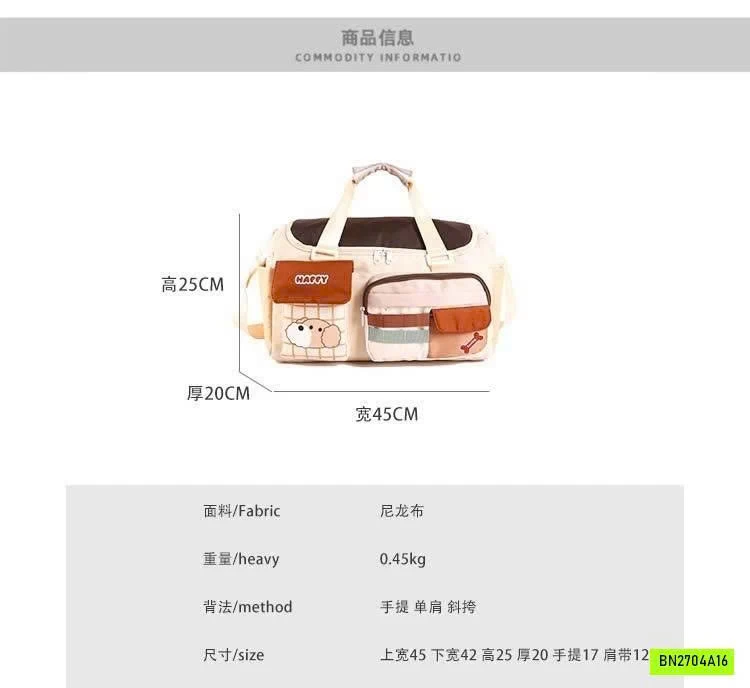 TÚI DU LỊCH PHỐI MÀU