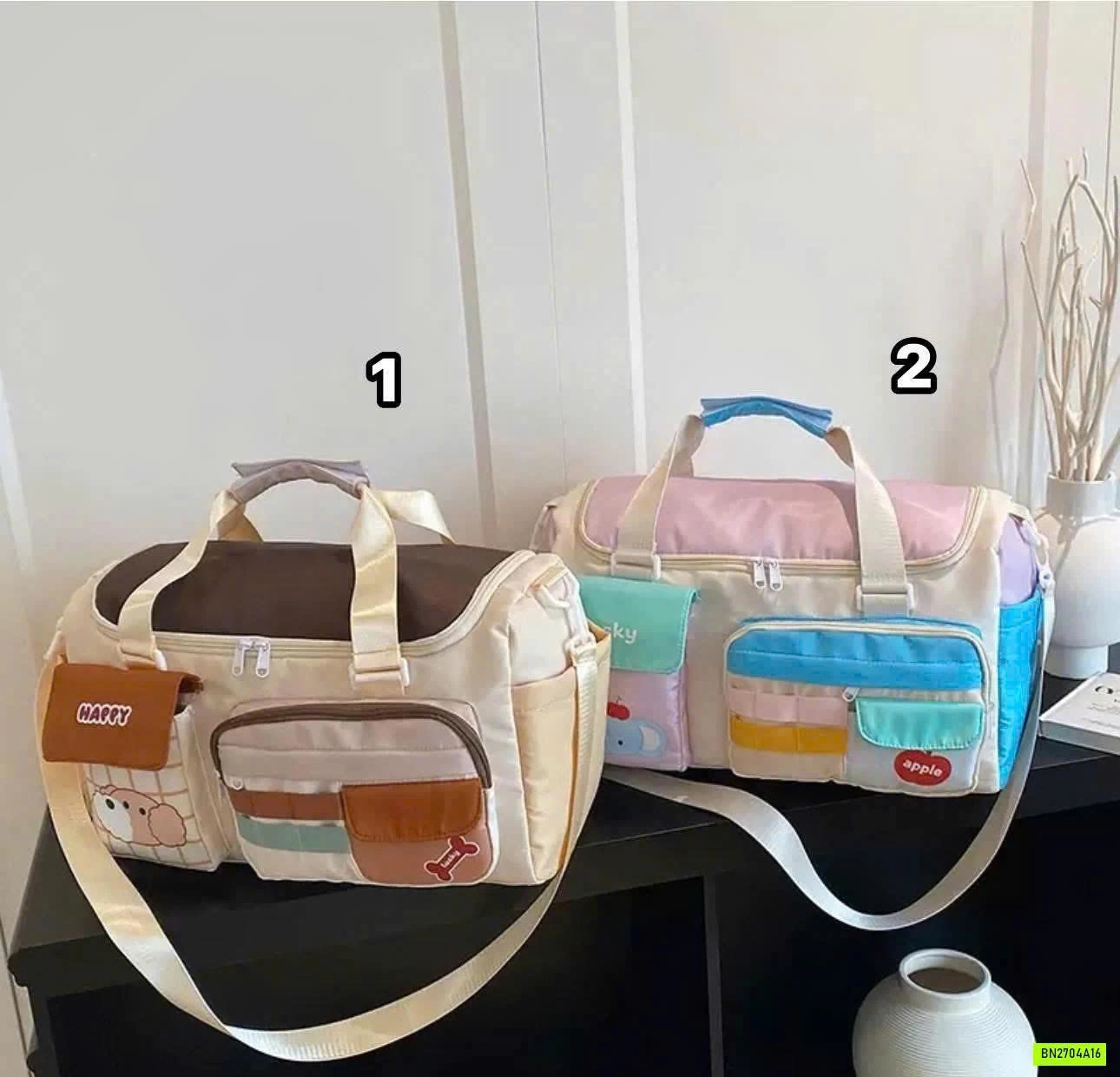 TÚI DU LỊCH PHỐI MÀU