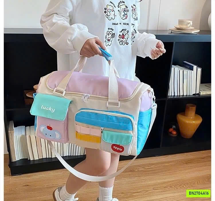 TÚI DU LỊCH PHỐI MÀU