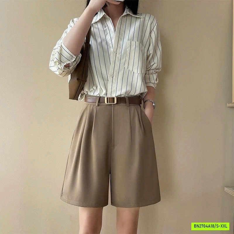 QUẦN SHORT VẢI ỐNG RỘNG QCCC