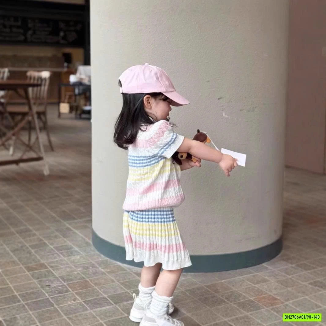 SÉT VÁY LEN KẺ SẮC MÀU