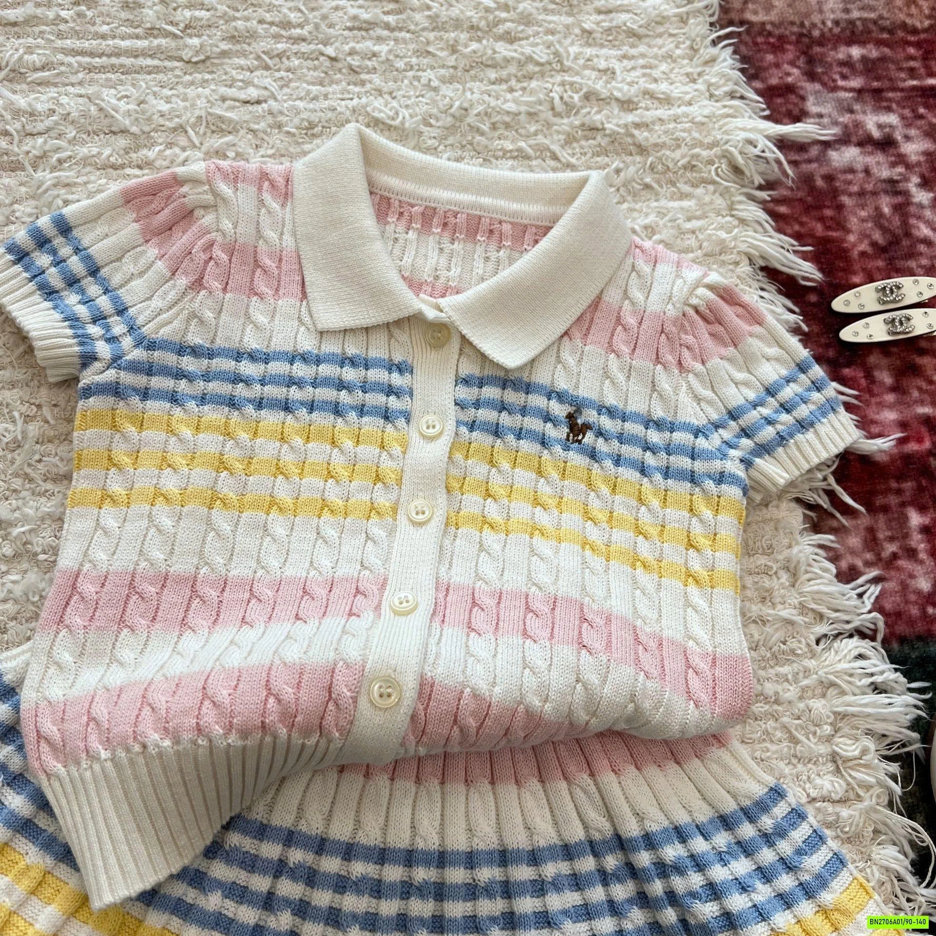 SÉT VÁY LEN KẺ SẮC MÀU