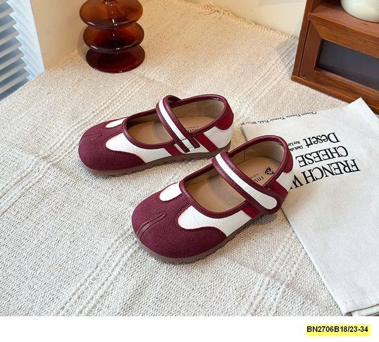 Giày búp bê quai dán cho bé