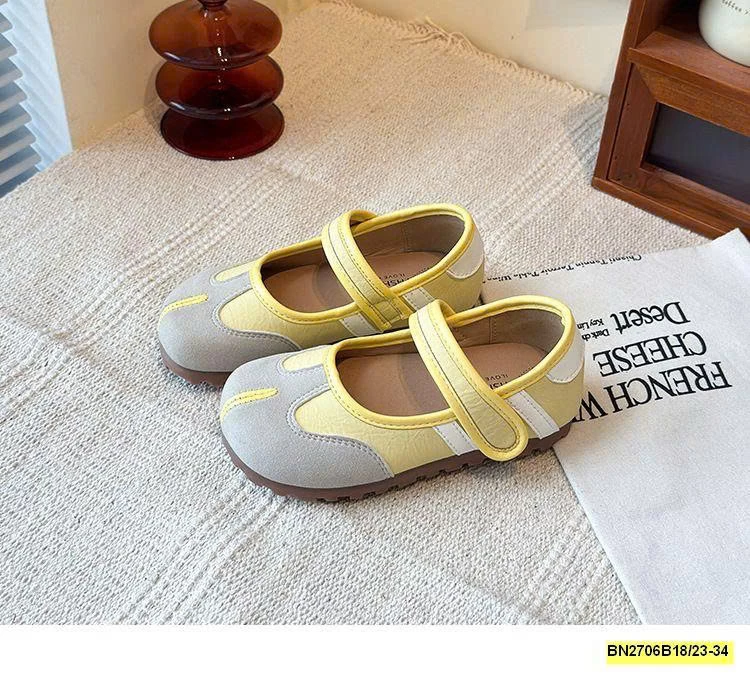 Giày búp bê quai dán cho bé