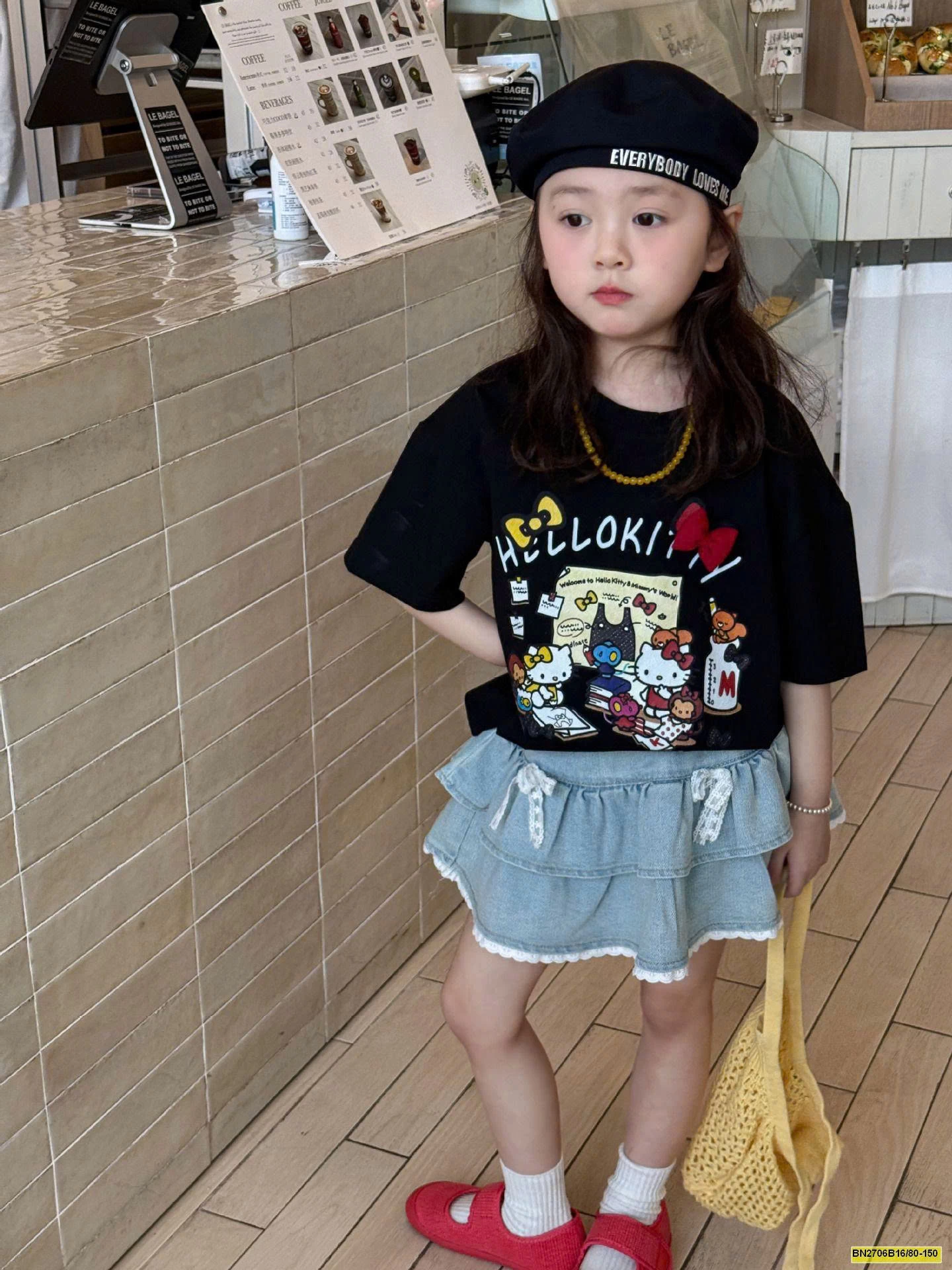 ÁO THUN HOẠT HÌNH BÉ GÁI