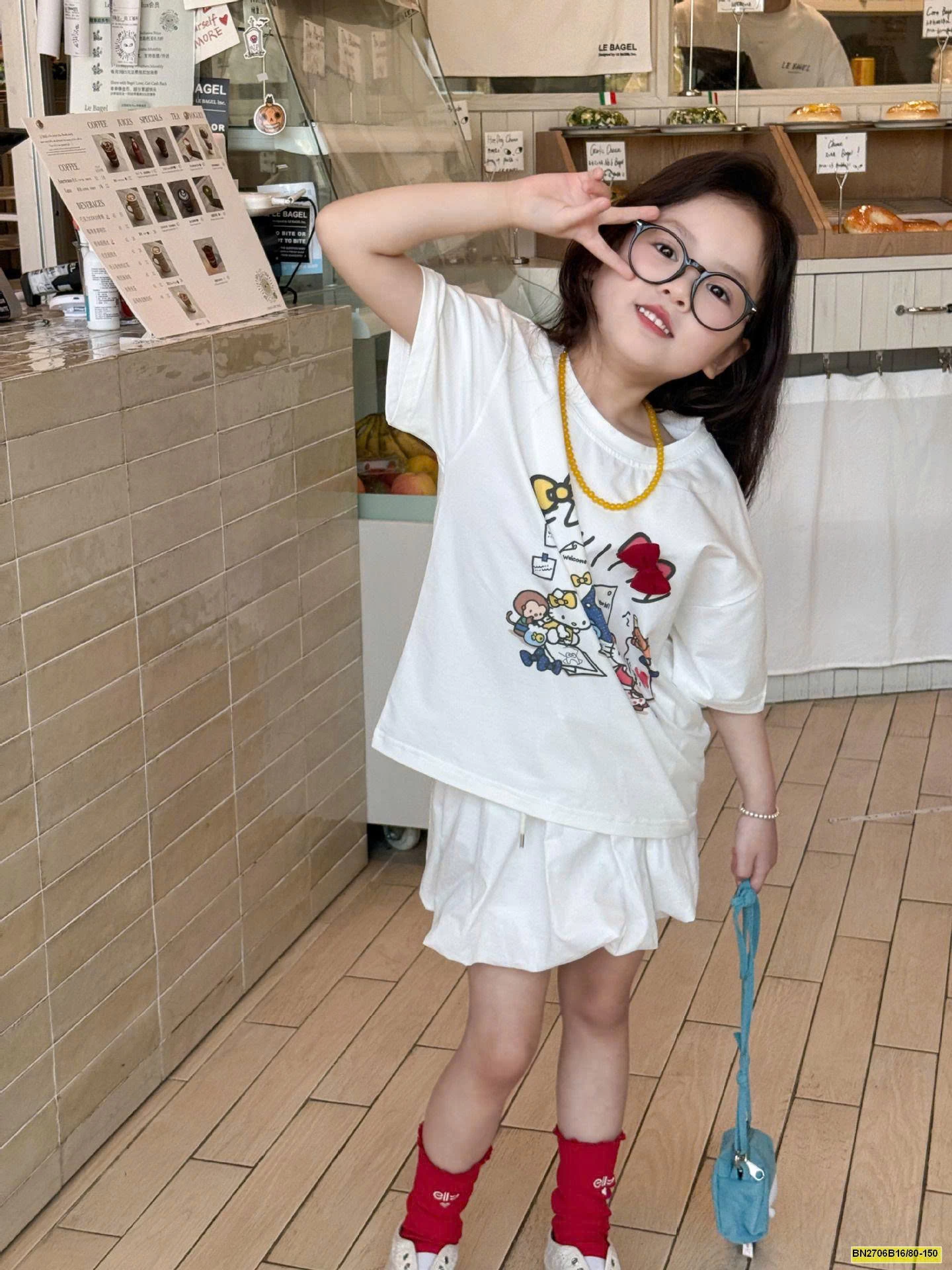 ÁO THUN HOẠT HÌNH BÉ GÁI