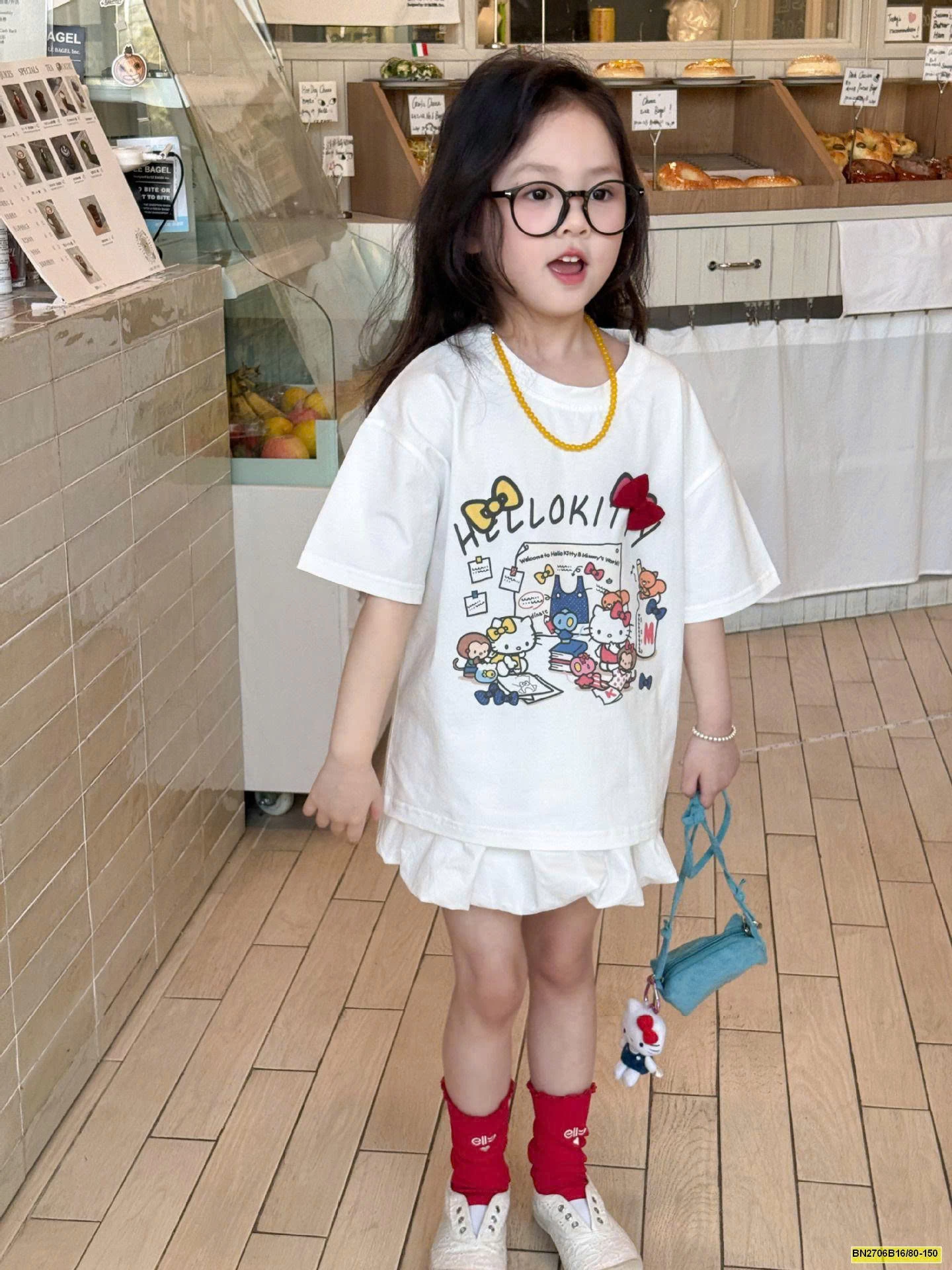 ÁO THUN HOẠT HÌNH BÉ GÁI