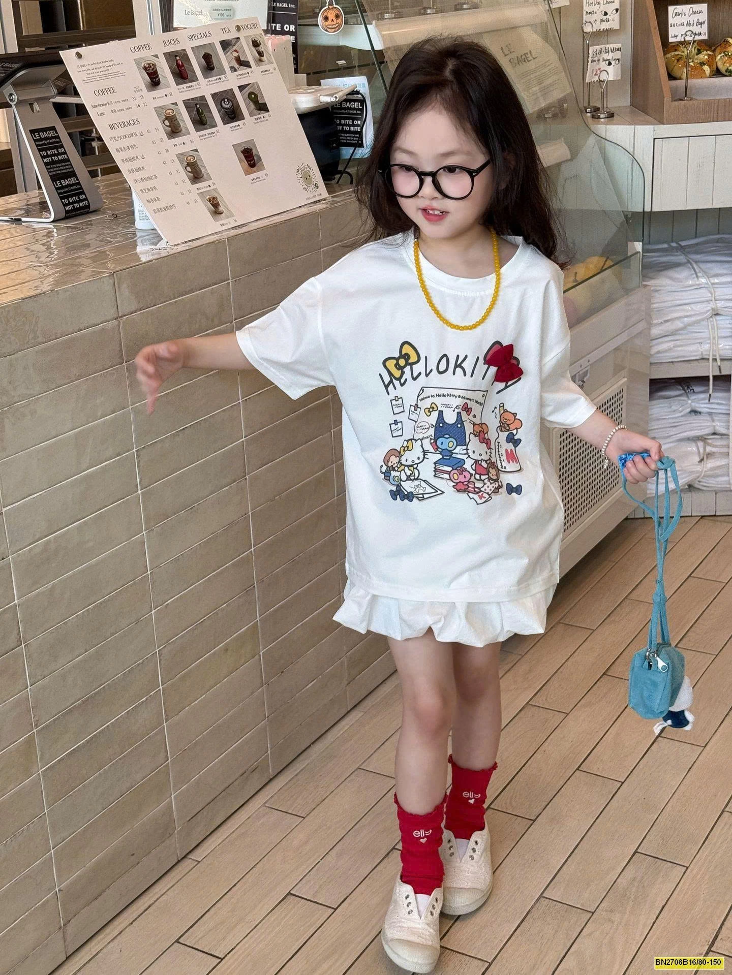 ÁO THUN HOẠT HÌNH BÉ GÁI