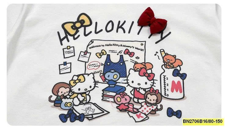 ÁO THUN HOẠT HÌNH BÉ GÁI