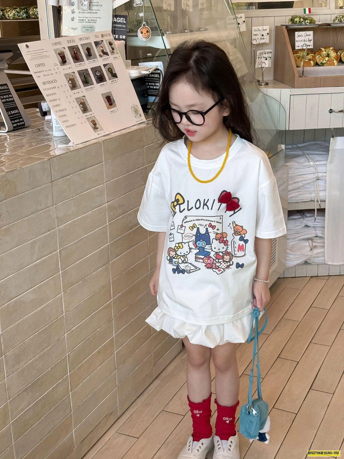 ÁO THUN HOẠT HÌNH BÉ GÁI