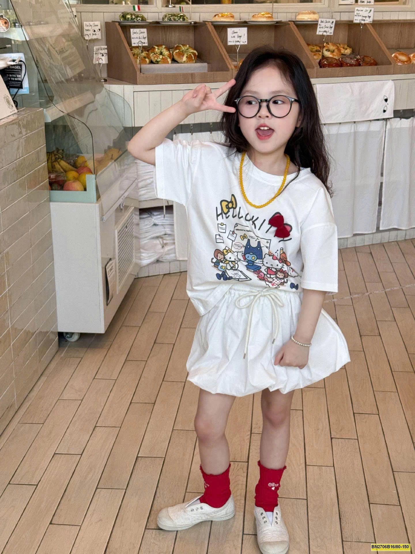 ÁO THUN HOẠT HÌNH BÉ GÁI