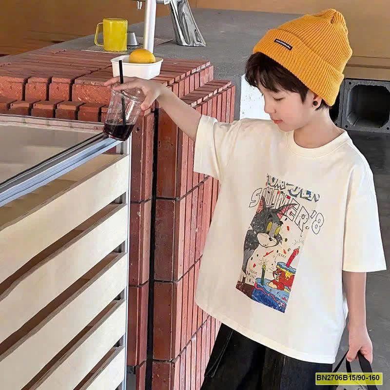 ÁO PHÔNG AMBB BÉ TRAI 25B143