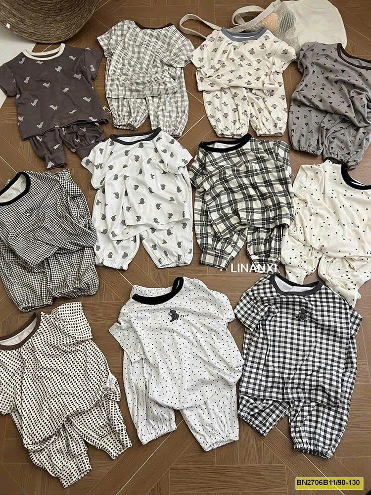 SET BỘ CỘC TAY MẶC NHÀ CHO BÉ