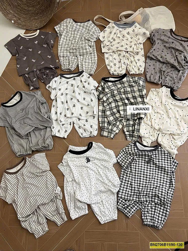 SET BỘ CỘC TAY MẶC NHÀ CHO BÉ