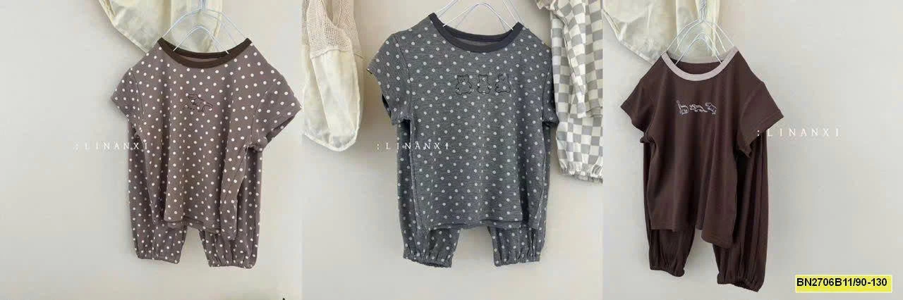 SET BỘ CỘC TAY MẶC NHÀ CHO BÉ