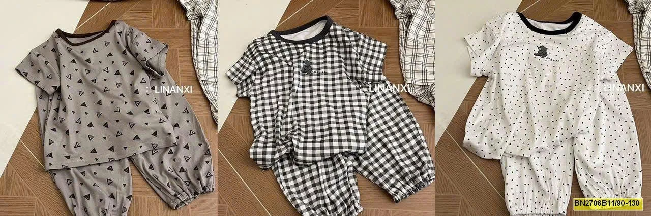 SET BỘ CỘC TAY MẶC NHÀ CHO BÉ