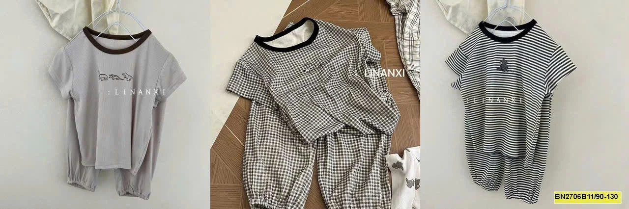 SET BỘ CỘC TAY MẶC NHÀ CHO BÉ