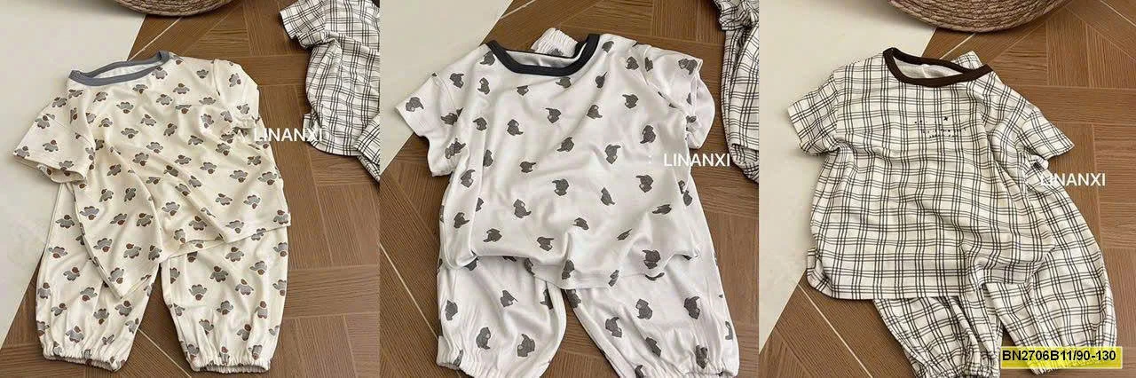 SET BỘ CỘC TAY MẶC NHÀ CHO BÉ