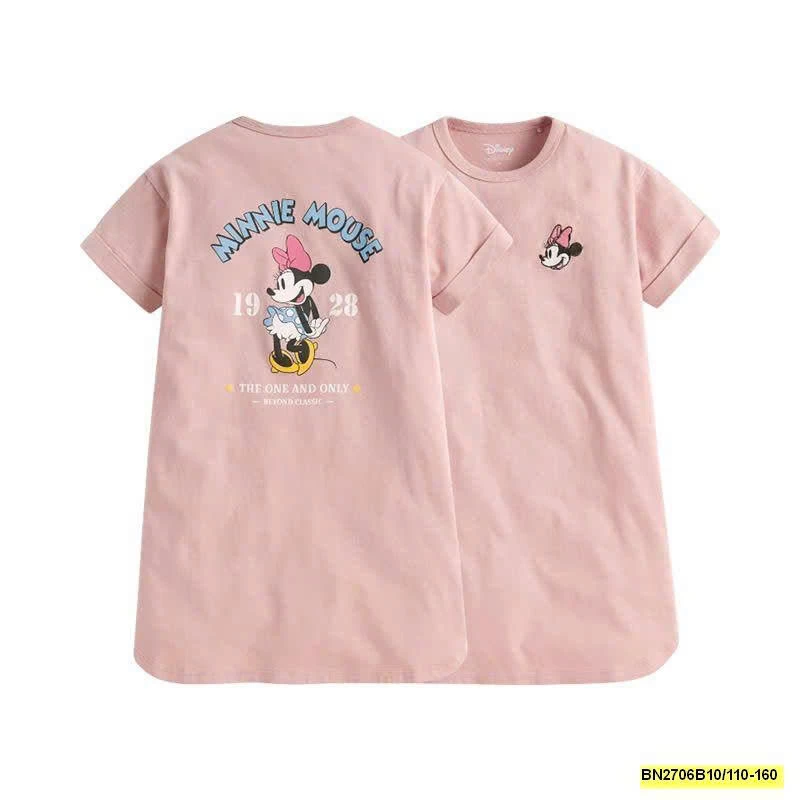 Váy suông hoạ tiết cho bé