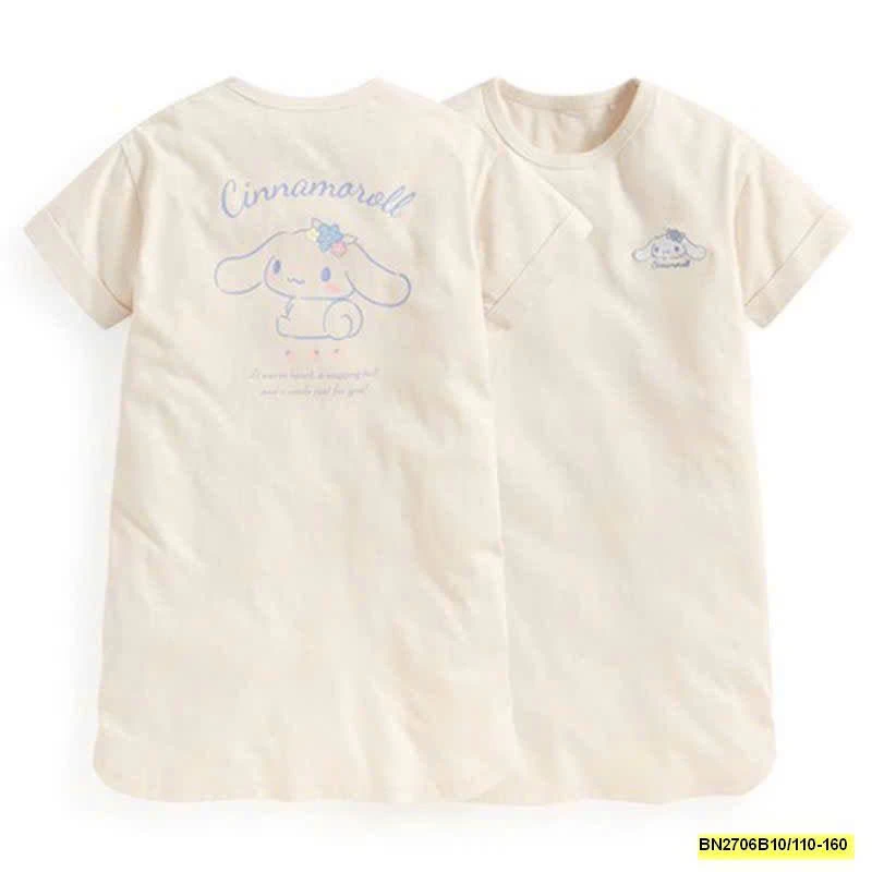 Váy suông hoạ tiết cho bé