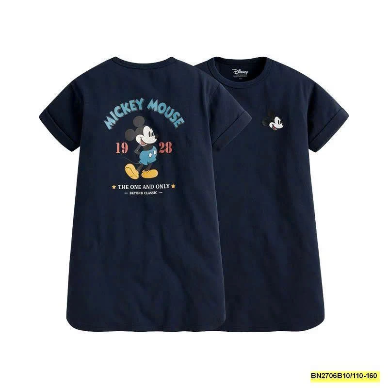 Váy suông hoạ tiết cho bé