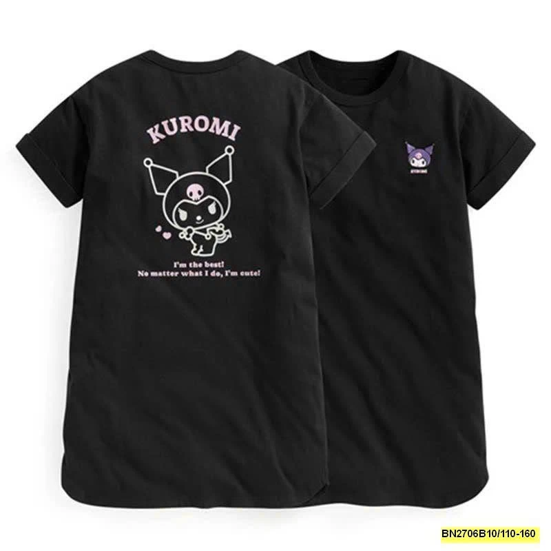 Váy suông hoạ tiết cho bé