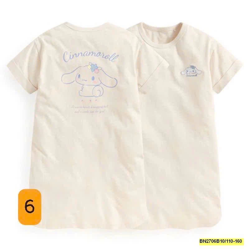 Váy suông hoạ tiết cho bé