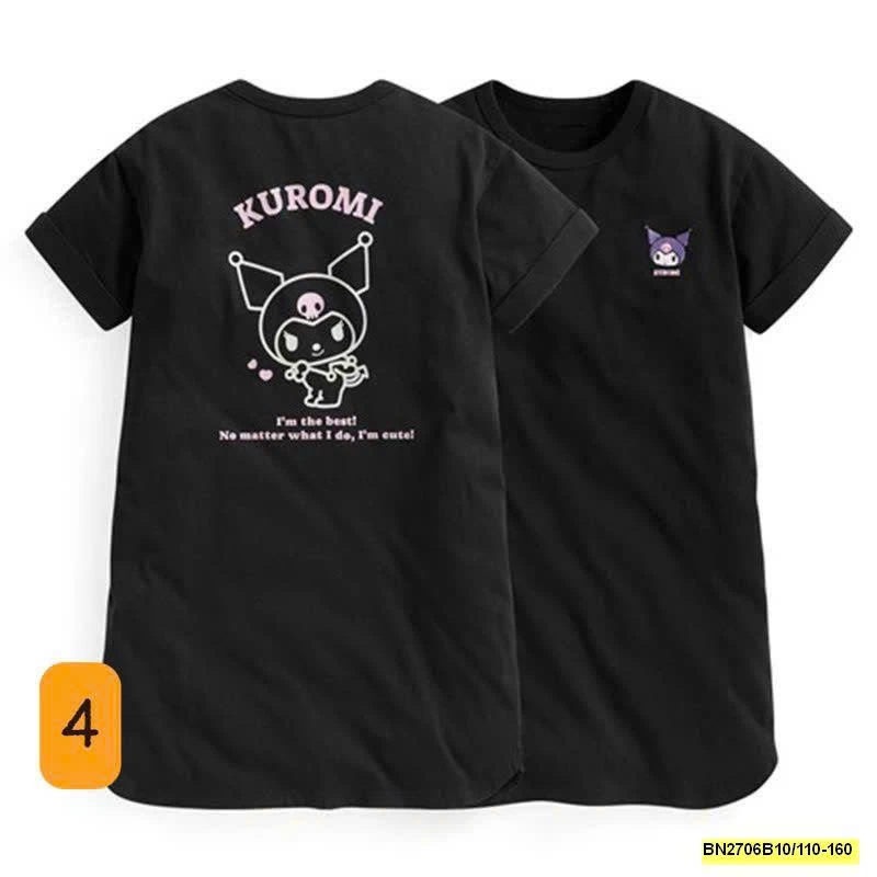 Váy suông hoạ tiết cho bé