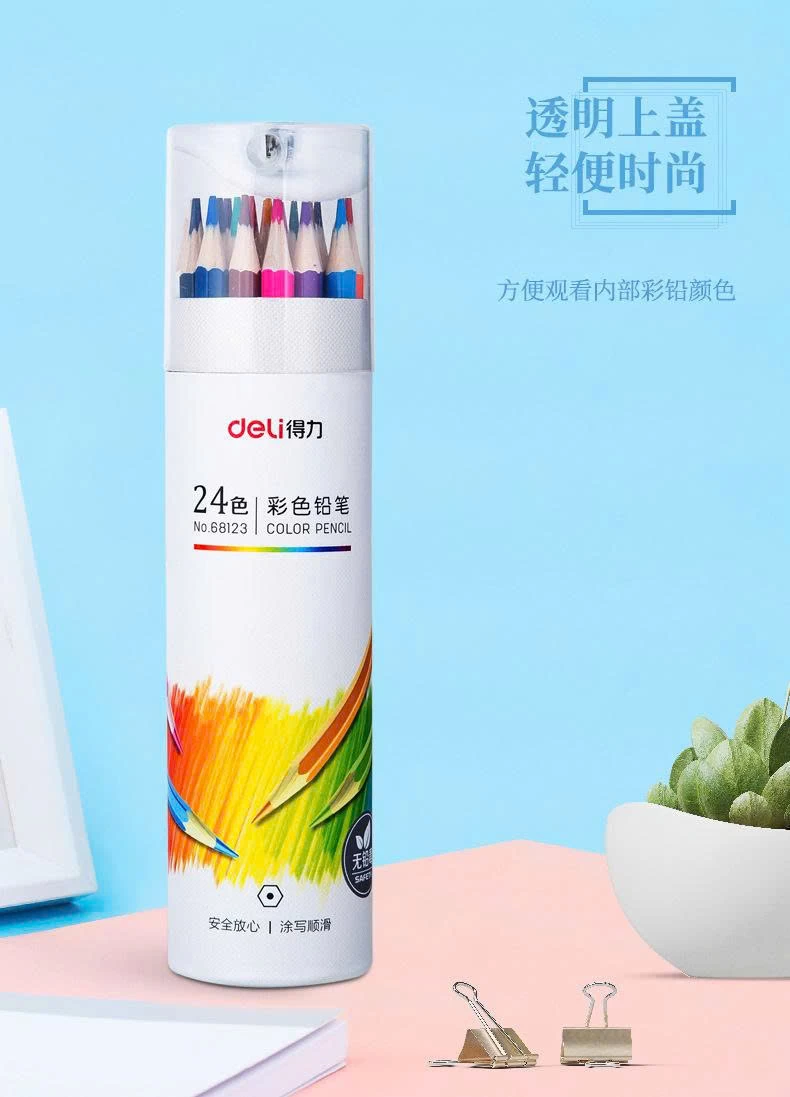 BỘ BÚT CHÌ  MÀU DELI