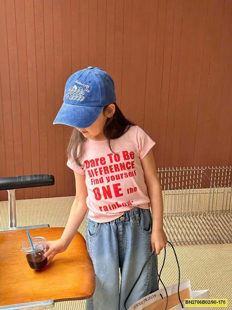 ÁO THUN CHỮ CỘC TAY AMBB BG