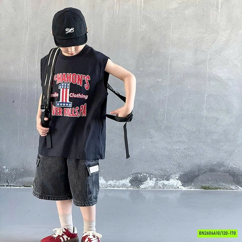 TANKTOP IN CHỮ SỐ 1 SZ ĐẠI