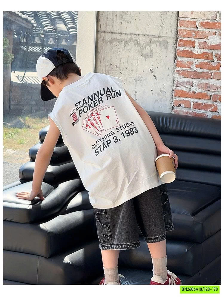 TANKTOP IN CHỮ SỐ 1 SZ ĐẠI