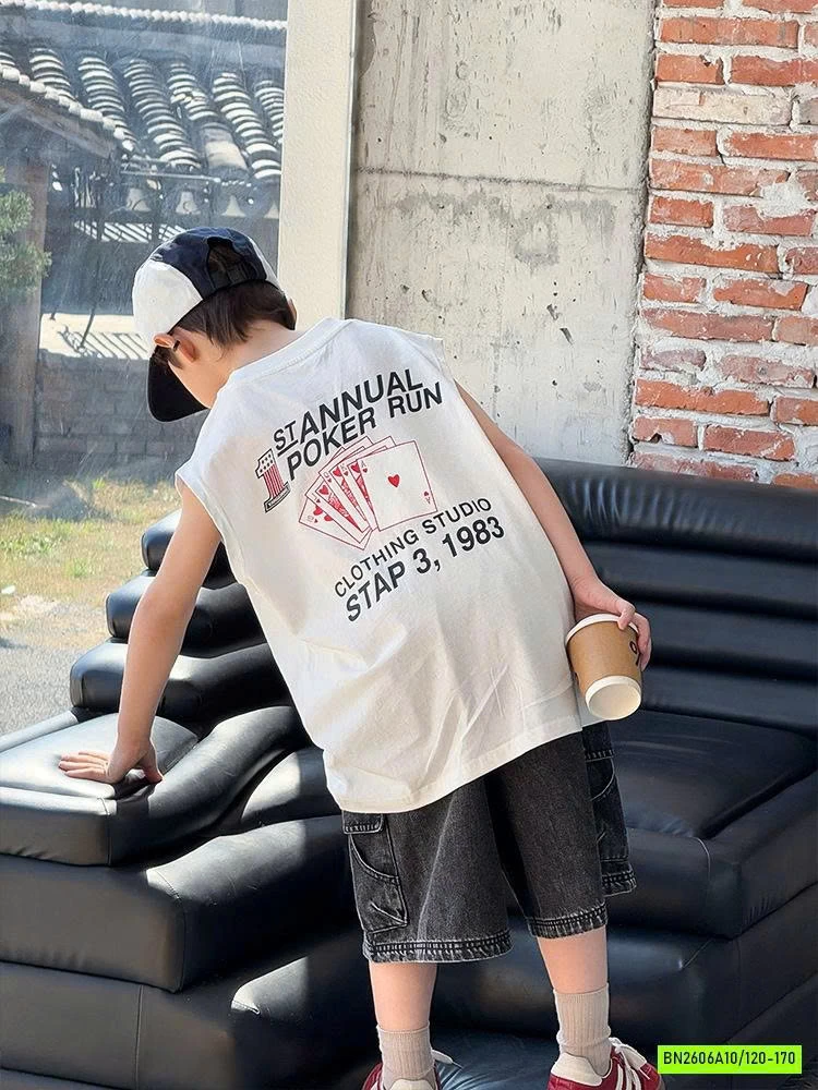 TANKTOP IN CHỮ SỐ 1 SZ ĐẠI