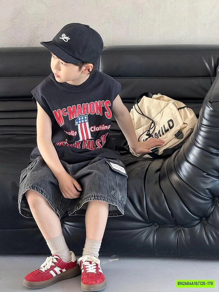 TANKTOP IN CHỮ SỐ 1 SZ ĐẠI