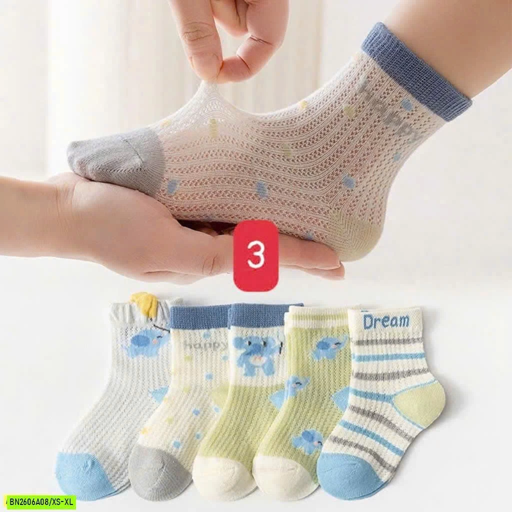 SET 5 ĐÔI TẤT ĐIỀU HÒA CHO BÉ