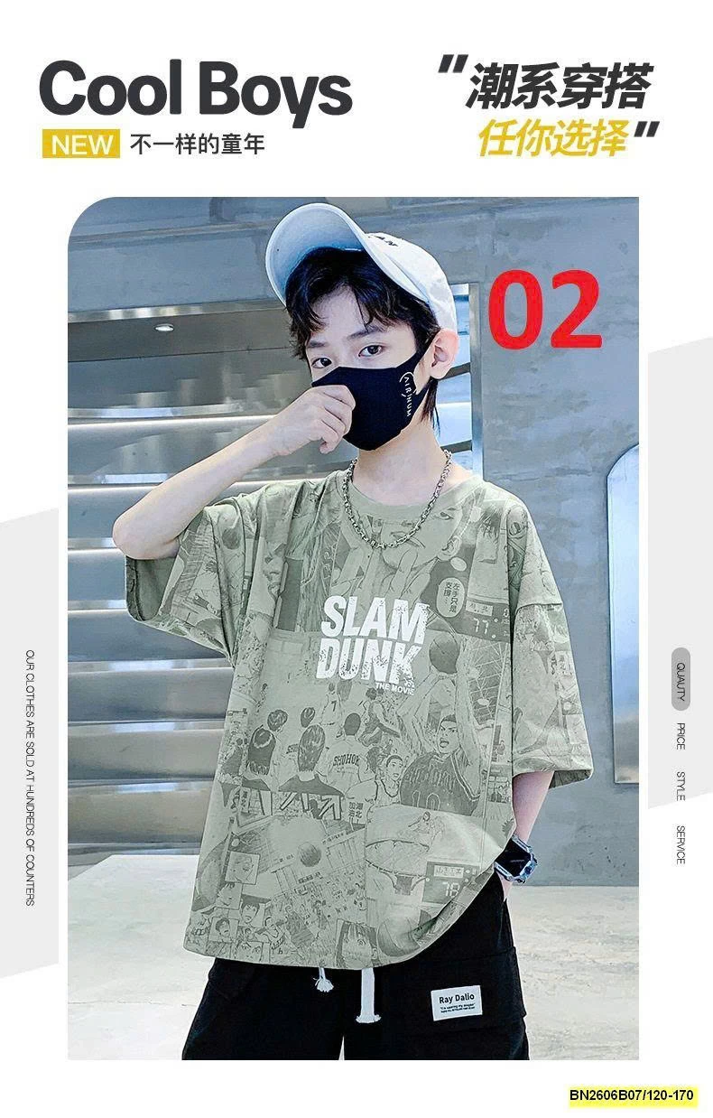 BST ÁO THUN BÉ TRAI SZ ĐẠI