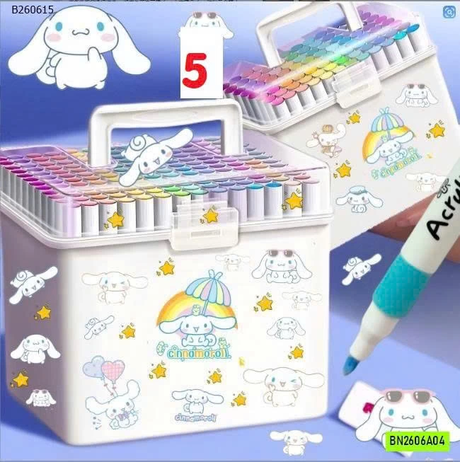 HỘP 80 MÀU ACRYLIC PHIÊN BẢN MỚI