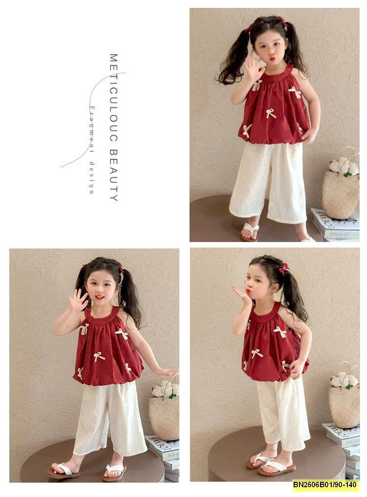 SÉT ÁO BÍ ĐỎ QUẦN SUÔNG