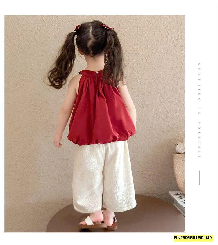 SÉT ÁO BÍ ĐỎ QUẦN SUÔNG