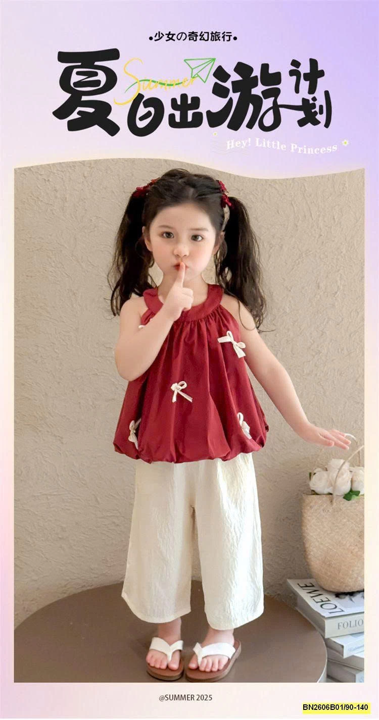 SÉT ÁO BÍ ĐỎ QUẦN SUÔNG