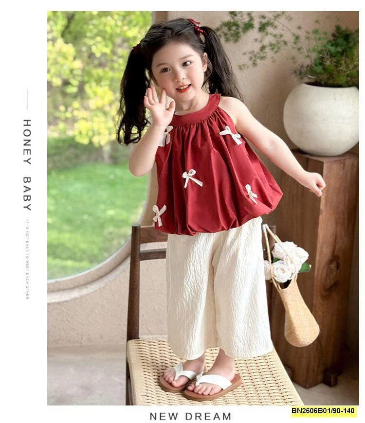 SÉT ÁO BÍ ĐỎ QUẦN SUÔNG