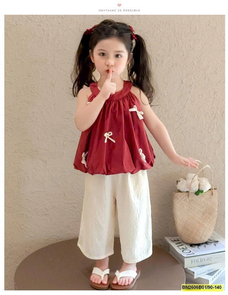 SÉT ÁO BÍ ĐỎ QUẦN SUÔNG