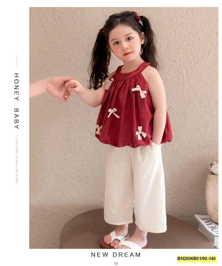 SÉT ÁO BÍ ĐỎ QUẦN SUÔNG