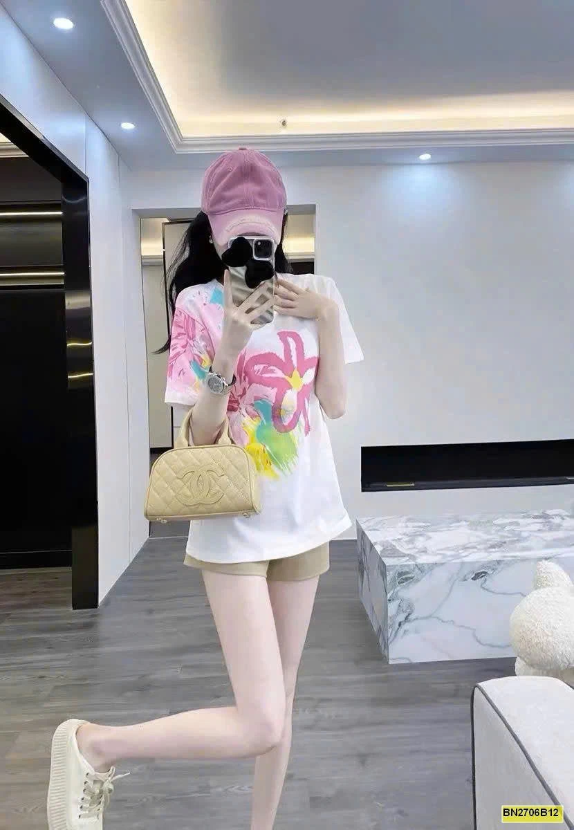 ÁO PHÔNG HOA SẮC MÀU TRẺ TRUNG