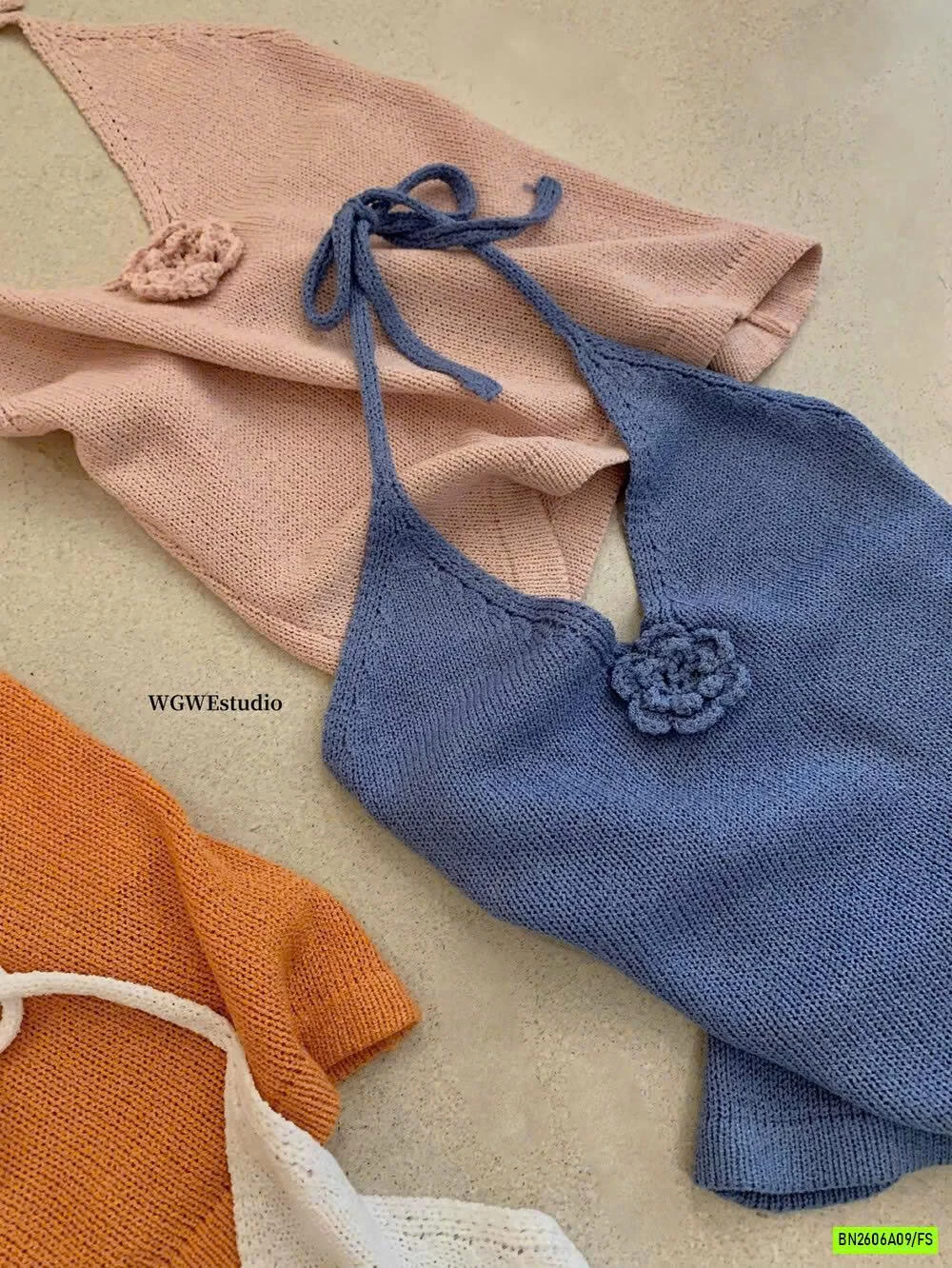 ÁO YẾM MONTOGHI GẤN HOA WG.WE