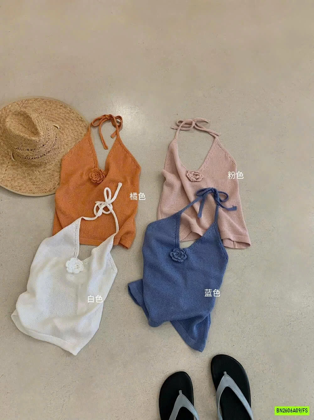 ÁO YẾM MONTOGHI GẤN HOA WG.WE